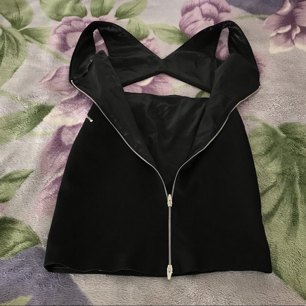 Open Front Black Dress from Zara - Picture 5 of 8
